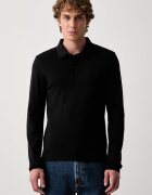 CALVIN KLEIN блуза с дълги ръкави мъжка от памук черна LV04LH240G