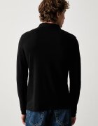 CALVIN KLEIN блуза с дълги ръкави мъжка от памук черна LV04LH240G