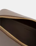 CALVIN KLEIN чанта crossbody дамска от имитация на кожа бежова LV04F3276G