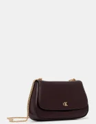 CALVIN KLEIN чанта crossbody дамска от имитация на кожа бордо LV04F3171G