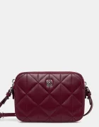 CALVIN KLEIN чанта crossbody дамска от имитация на кожа бордо LV04F3328G