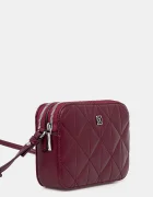 CALVIN KLEIN чанта crossbody дамска от имитация на кожа бордо LV04F3328G