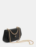 CALVIN KLEIN чанта crossbody дамска от имитация на кожа черна LV04F3172G