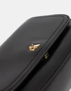 CALVIN KLEIN чанта crossbody дамска от имитация на кожа черна LV04F3172G