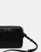 CALVIN KLEIN чанта crossbody дамска от имитация на кожа черна LV04F3328G