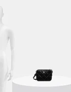 CALVIN KLEIN чанта crossbody дамска от имитация на кожа черна LV04F3328G