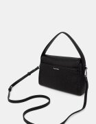 CALVIN KLEIN чанта crossbody дамска от имитация на кожа черна LV04F3425G