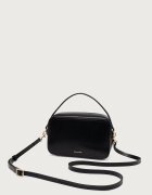 CALVIN KLEIN чанта crossbody дамска от имитация на кожа черна LV04F3678G