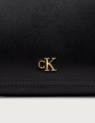 CALVIN KLEIN чанта crossbody дамска от имитация на кожа черна LV04F3678G