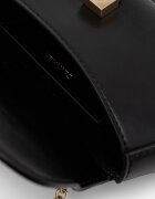 CALVIN KLEIN чанта crossbody дамска от имитация на кожа черна LV04F3679G