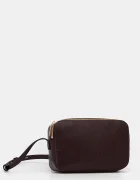 CALVIN KLEIN чанта crossbody дамска от имитация на кожа кафява LV04F3268G