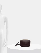 CALVIN KLEIN чанта crossbody дамска от имитация на кожа кафява LV04F3268G