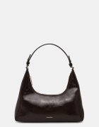 CALVIN KLEIN чанта crossbody дамска от имитация на кожа кафява LV04F3737G