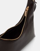 CALVIN KLEIN чанта crossbody дамска от имитация на кожа кафява LV04F3737G