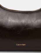 CALVIN KLEIN чанта crossbody дамска от имитация на кожа кафява LV04F3737G
