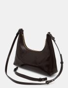 CALVIN KLEIN чанта crossbody дамска от имитация на кожа кафява LV04F3737G