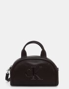 CALVIN KLEIN чанта crossbody дамска от имитация на кожа кафява LV04F3895G