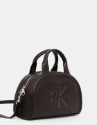 CALVIN KLEIN чанта crossbody дамска от имитация на кожа кафява LV04F3895G