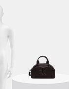 CALVIN KLEIN чанта crossbody дамска от имитация на кожа кафява LV04F3895G