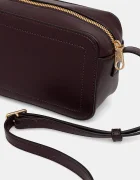 CALVIN KLEIN чанта crossbody дамска от имитация на кожа виолетова LV04F3220G