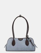 CALVIN KLEIN чанта дамска от деним синя LV04F3830G
