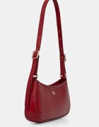 CALVIN KLEIN чанта дамска от имитация на кожа бордо LV04F3170G