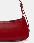 CALVIN KLEIN чанта дамска от имитация на кожа бордо LV04F3170G