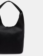 CALVIN KLEIN чанта дамска от имитация на кожа черна LV04F3596G