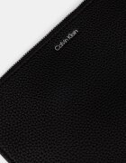 CALVIN KLEIN чанта дамска от имитация на кожа черна LV04F3596G