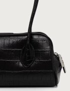 CALVIN KLEIN чанта дамска от имитация на кожа черна LV04F3780G