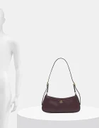 CALVIN KLEIN чанта дамска от имитация на кожа виолетова LV04F3170G