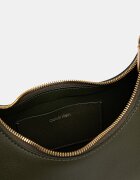 CALVIN KLEIN чанта дамска от имитация на кожа зелена LV04F3272G