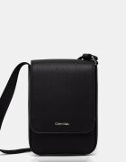 CALVIN KLEIN Чанта през рамо мъжка от имитация на кожа черна LV04D1226G