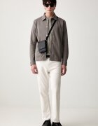 CALVIN KLEIN Чанта през рамо мъжка от имитация на кожа черна LV04D1226G