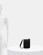 CALVIN KLEIN Чанта през рамо мъжка от имитация на кожа черна LV04D1226G