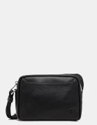 CALVIN KLEIN чанта през рамо мъжка от имитация на кожа черна LV04D3129G