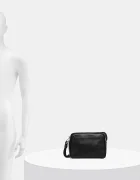 CALVIN KLEIN чанта през рамо мъжка от имитация на кожа черна LV04D3129G