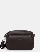 CALVIN KLEIN чанта през рамо мъжка от имитация на кожа кафява LV04D3159G