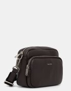 CALVIN KLEIN чанта през рамо мъжка от имитация на кожа кафява LV04D3159G
