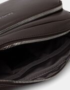 CALVIN KLEIN чанта през рамо мъжка от имитация на кожа кафява LV04D3159G