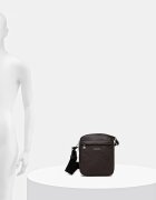 CALVIN KLEIN чанта през рамо мъжка от имитация на кожа кафява LV04D3160G