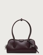 CALVIN KLEIN чанта тип багета дамска от имитация на кожа бордо LV04F3369G