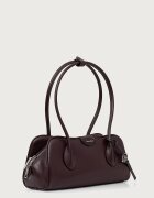 CALVIN KLEIN чанта тип багета дамска от имитация на кожа бордо LV04F3369G
