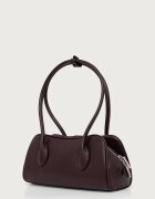 CALVIN KLEIN чанта тип багета дамска от имитация на кожа бордо LV04F3369G