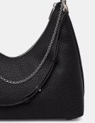 CALVIN KLEIN чанта тип хобо дамска от имитация на кожа черна LV04F3495G