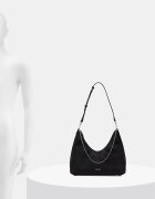 CALVIN KLEIN чанта тип хобо дамска от имитация на кожа черна LV04F3495G
