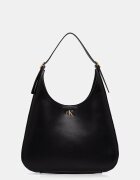 CALVIN KLEIN чанта тип хобо дамска от имитация на кожа черна LV04F3522G