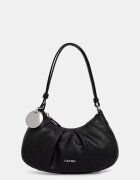 CALVIN KLEIN чанта тип хобо дамска от имитация на кожа черна LV04F3554G