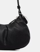 CALVIN KLEIN чанта тип хобо дамска от имитация на кожа черна LV04F3554G