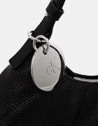 CALVIN KLEIN чанта тип хобо дамска от имитация на кожа черна LV04F3554G